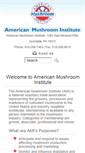 Mobile Screenshot of americanmushroom.org