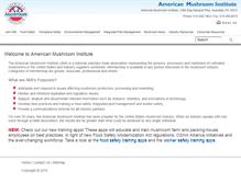 Tablet Screenshot of americanmushroom.org